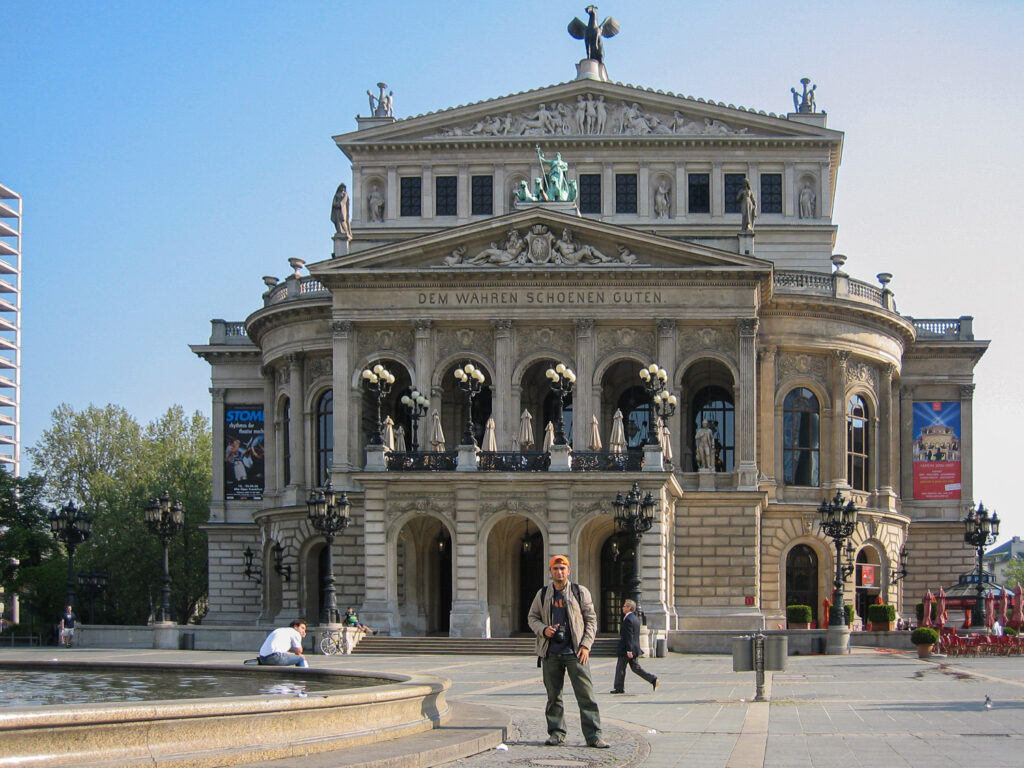 Me in front of Alte Oper (Old Opera)