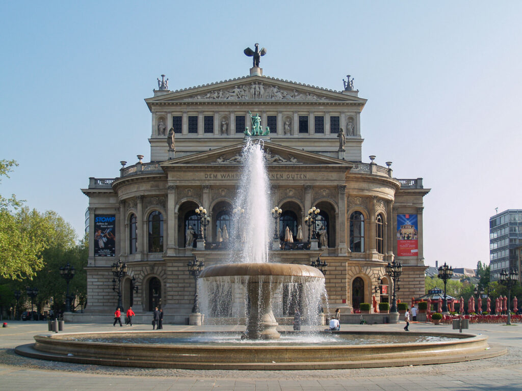 Alte Oper (Old Opera) Fountain 
